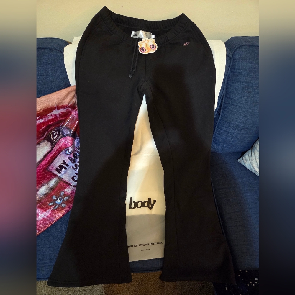 Body By Raven Tracy Backshot Sweatpants 2.0 NEW w Tags And Stickers